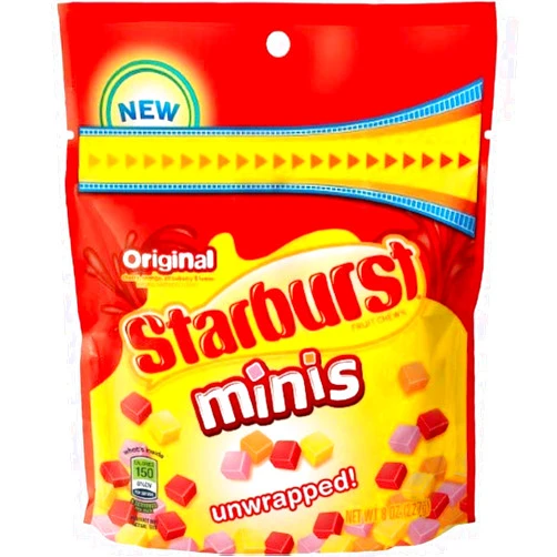 Starburst Minis Stand up Pouch (Pack of 6)