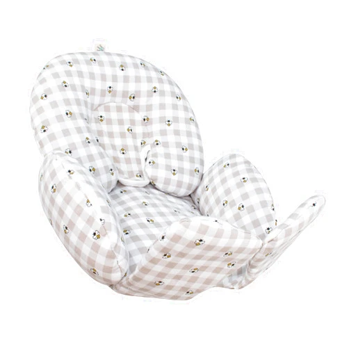 JYOKO KIDS Reducer Cushion Infant Head & Baby Body Support Antiallergic 100% Cotton (Head and Body Support, Picnic Vichy) 2 Parts