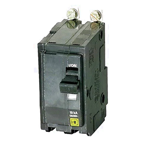 Schneider Electric/Square D Square D QOB2100 Plug-In Mount Standard Miniature Circuit Breaker With Visi-Trip Indicator 2-Pole 100 Amp 120/240 Volt AC QO