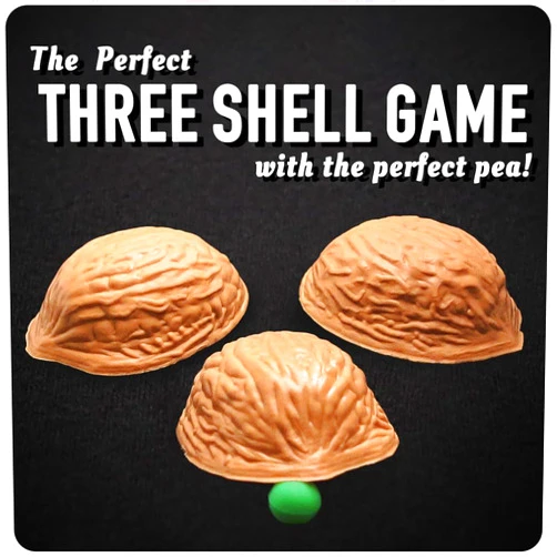Magic Makers Deluxe Three Shell Game Set - Classic Magic Trick for All Skill Levels