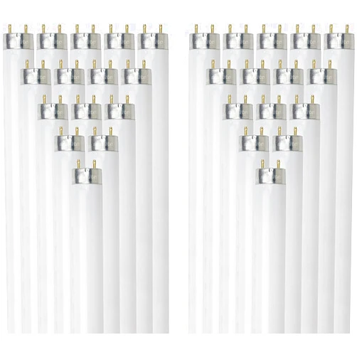 Sunlite 30195 T8 Linear Fluorescent Lamp, 32 Watts, 3050 Lumens, F32T8/SP841, 4100K Cool White, Medium G13 Bi Pin Base, High Performance Straight Tube, 30 Pack