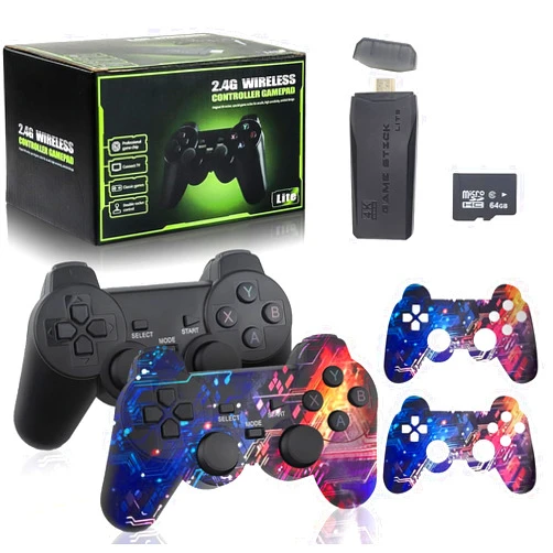 Atopov M8 Retro Game, Revisit Classic Games with Built-in 9 Emulators, 20,000+ Games, 4K HDMI Output, and 2.4GHz Wireless Controller for TV Plug and Play, 64GB