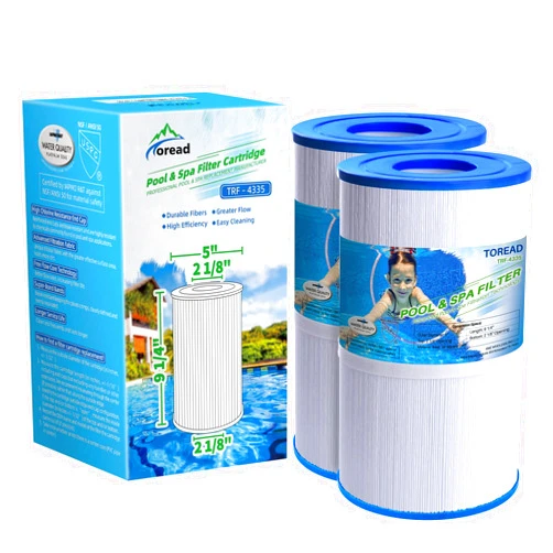 TOREAD Replacement for Spa Filter PRB35-IN, Unicel C-4335, Guardian 409-219, Filbur FC-2385, 03FIL1300, 17-2482, 25393, 303557, 817-3501, R173431, 35 sq.ft, 5 X 9 Drop in Hot Tub Filter, 2 Pack