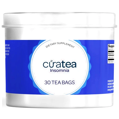 Greeniche Curatea Insomnia, 30 Tea Bags, Helps To Promotes Restful Sleep, Individually Wrapped Herbal Tea
