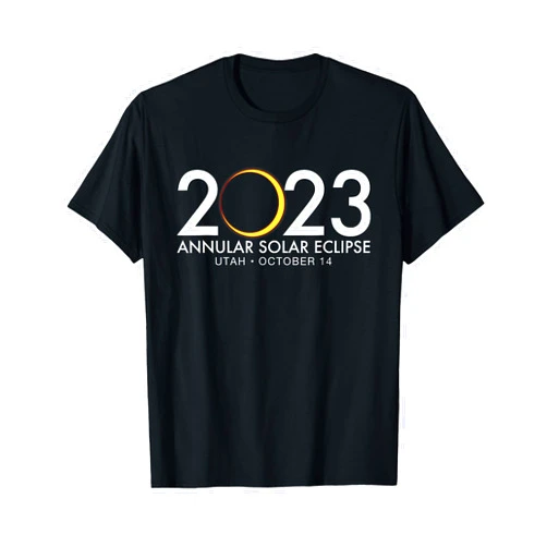 Annular Solar Eclipse Apparel Co. Annular Solar Eclipse 2023 October 14 Utah T-Shirt