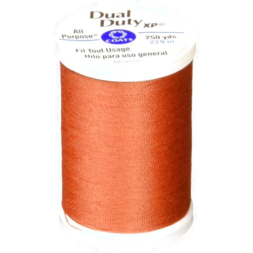 Coats Thread & Zippers S910-7820 Dual Duty XP General Purpose Thread, 250-Yard, Rust