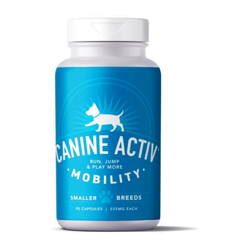 CANINE ACTIV Dog Joint Pain Relief Activity-Induced Capsules, Dog Joint Supplement Small Breed, Hip and Joint Supplement for Dogs, Dog Joint Pills for Fast Relief from Activity-Induced Pain - 90 Ct