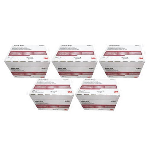 3M 07447 Scotch-Brite ggeUe Maroon General Purpose Hand Pad, 20 Count (5 Pack)