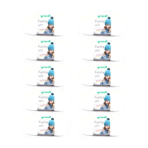 Grundl Gründl 3442-01 Funny Unisex Cotton Cover 100% Polyester, White, 47, 50 x 40 x 10 cm