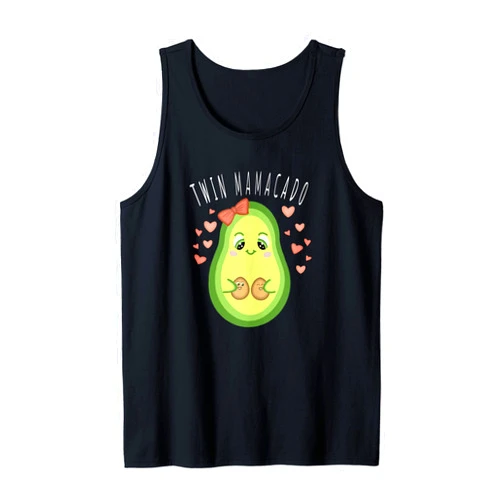 Twin Mamacado Werdende Mutter Kleidung Women's Twin Mamacado 2022 Gemini Pregnancy T-Shirt Tank Top