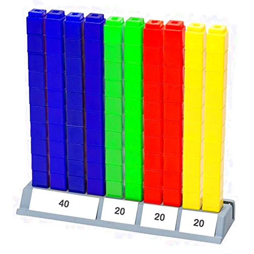 Didax Educational Resources Unifix Cubes Hundred Base Math Manipulative, Multicolor