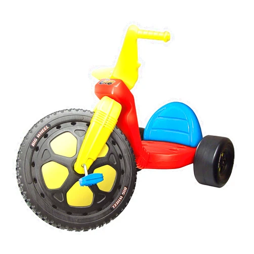 The Original Big Wheel,Blue-Yellow-Red, Giant 16' Wheel Ride On Tricycle,3 Position Seat - Trike, Kid Powered Pedal Bike,50th Year, Sit Down Riding Around Outdoor Toy, Ages 3-8 (19053)