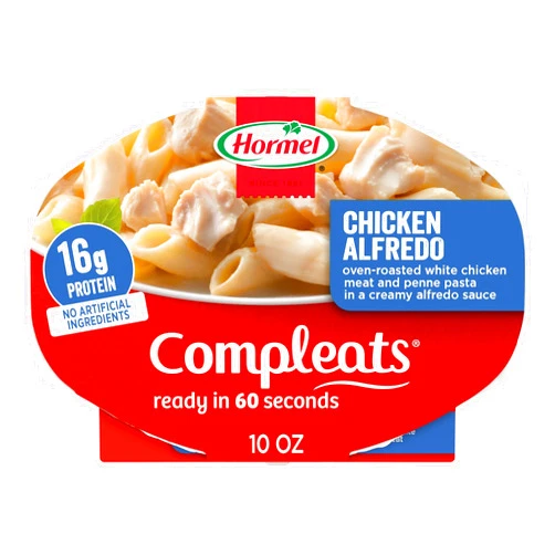Compleats HORMEL COMPLEATS Chicken Alfredo Microwave Tray, 10 oz. (6 Pack)