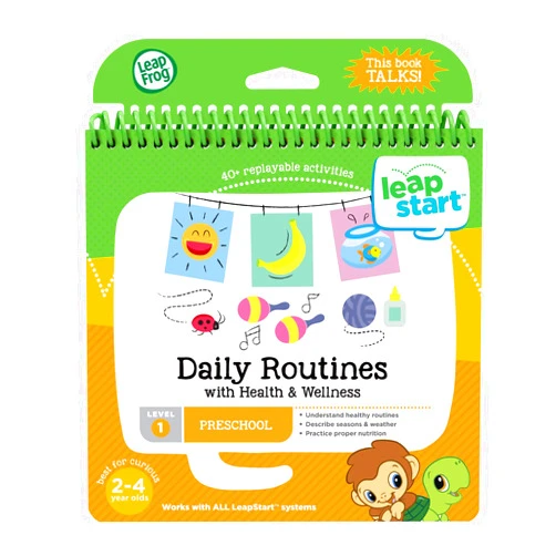 LeapFrog LeapStart Daily Routines and Health and Wellness Book