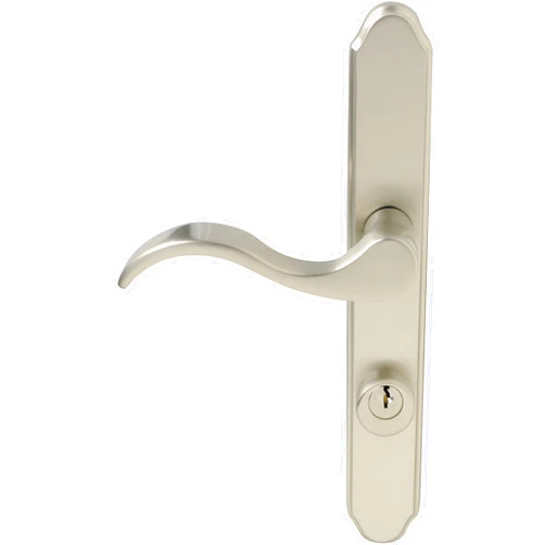 Wright Products - Serenade Mortise Keyed Lever Mount Latch with Deadbolt for Screen and Storm Doors, Satin Nickel
