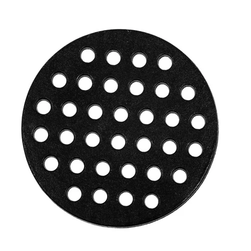 BBQration 9-inch Enameled Cast Iron Bottom Fire Grate, BBQ High Heat Charcoal Plate for Big Green Egg Large, Kamado Joe Classic, Primo Grill or Other Ceramic Kamado Cooker 18