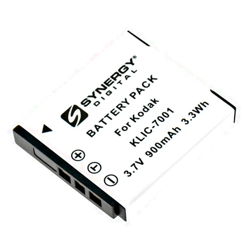 Synergy Digital Camera Battery, Compatible with DXG DXG-5C8V Digital Camera, (Li-ion, 3.7V, 720mAh) Ultra High Capacity, Replacement for Kodak KLIC-7001 Battery