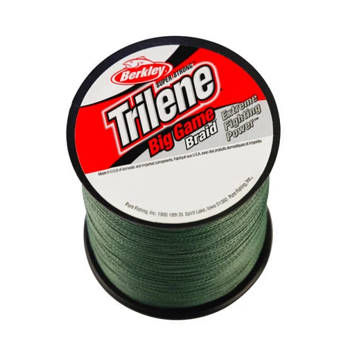 Berkley Trilene Big Game Braid-Quarter Spools-Lo-Vis Green-30lb