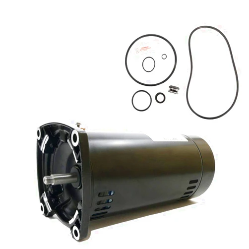 Puri Tech Replacement Motor Kit for Sta-Rite Max-E-Pro 1HP P6RA6E-205L AO Smith USQ1102 with GO-KIT-79