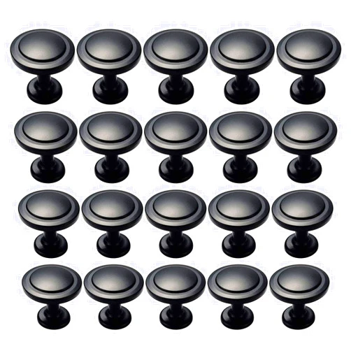 Ousyaah 20 Pack 1-1/4 inch Cabinet Furniture Knobs, Drawer Dresser Knobs Door Pulls, Cupboard Door Handles Kitchen Hardware Cabinet Knobs