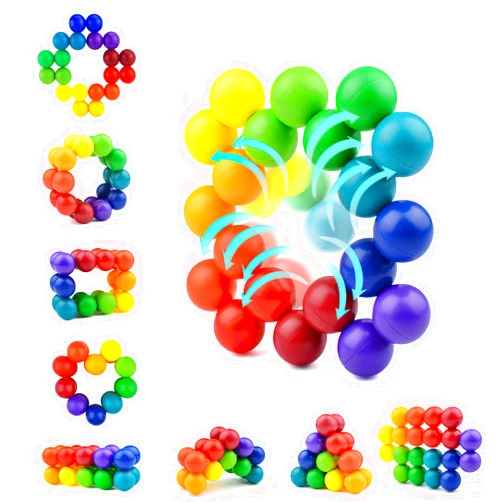 Aidjoin 8PCS Party Favors for Kids Toddler, Autism Figette Ball Autistic ADHD Cool Desk Toy, Calm Down Travel Airplane Essentials Toys for Age 3-12 Year Old, Stuffers Gift for Kids Teens Sensory Fidget Toys