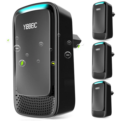 YIBBEIC Air Purifier Plug In 4 Pack,Air Ionizer Purifier For Home,Plug In Air Purifier,Forest Air Maker,Portable Negative Ion Generator,Ionic Air Purifier For Pet Odor,Kitchen Odor,Dust,Smoke Smell