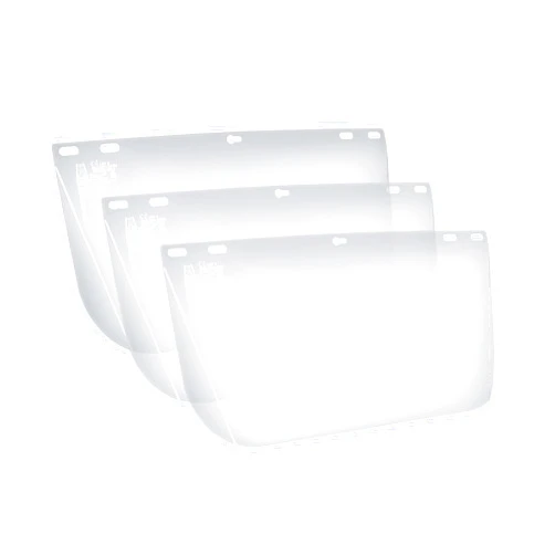 Blue Eagle Faceshield Replacement Visors (FC48N) | Clear | Edgeless | High Impact Extrusion-grade Polycarbonate | 3 PCS