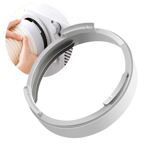 Taefuwr 1 PCS Portable Ac Exhaust Hose Coupler and Connector - Air Conditioner Parts and Portable Air Conditioner Hose Coupler
