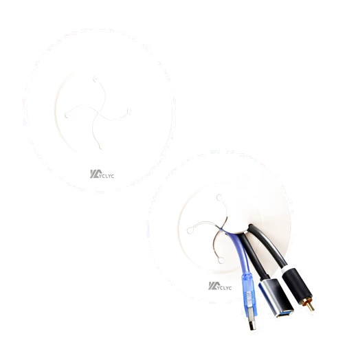 YCLYC 3in TV Cable Hider Wall Kit, YCLYC Large TV Cord Hider for Wall Mounted TV, TV Cord Covers for Wires on Wall Kit, Behind in Wall Cable Management Kit, White TV Wire Hider for Wall (2Pack)