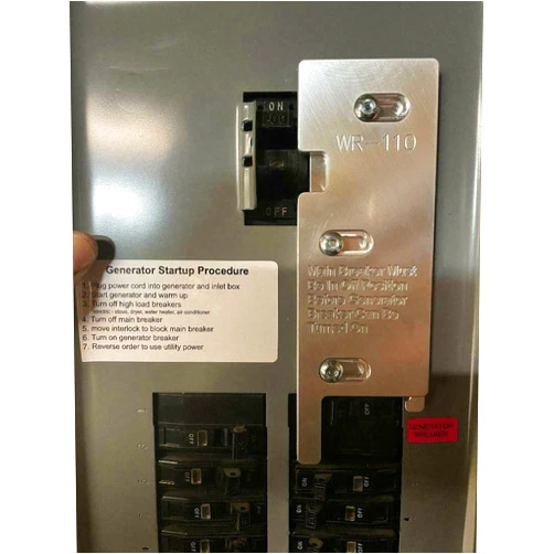 Wired Rite WR-110 Square D 200 amp Aluminum Electrical Panel