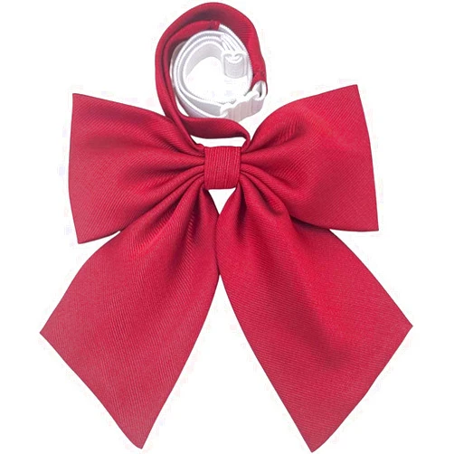 MUGIVALA Brand Adjustable Pre-tied Bow Tie Solid Color Ribbon for Women School Uniform Stripe Girls Jacquard Adult Bowknot