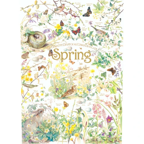 Cobble Hill Puzzle Company Ltd. Cobble Hill 1000 Piece Puzzle - Country Diary: Spring - Sample Poster Included