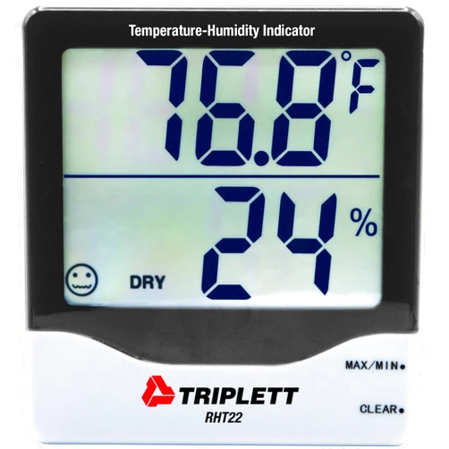 Triplett RHT22 Digital Indoor Hygro-Thermometer with Dual Display Humidity and Temperature