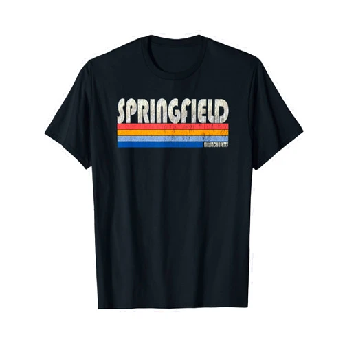 Trendy Retro 70's 80's Style Clothing Vintage 70s 80s Style Springfield MA T-Shirt