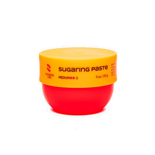 Sugaring Labs MEDIUM Sugaring Paste for HOME USE 11oz / 312g. Sugar Wax for ALL HAIR TYPES, legs, arms, face.