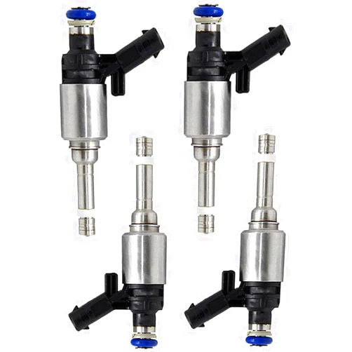 GEBANMR 06H906036G 4pcs Set Fuel Injectors 6 Holes Replacement for Audi A3 A4 A5 A6 Q3 Q5 TT for VW Beetle CC EOS GTI Tiguan Passat Jetta 2.0L FJ1057 06H906036P