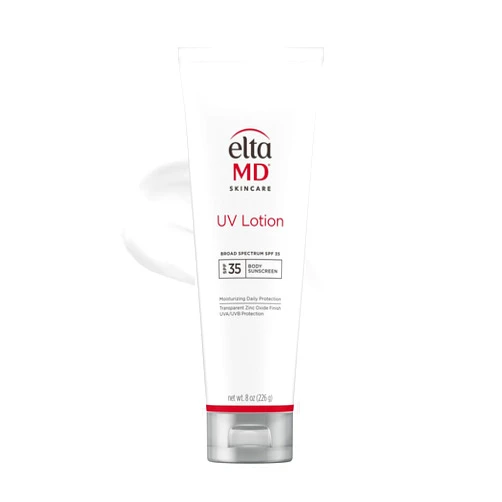 EltaMD UV Lotion Body Sunscreen, SPF 30+ Sunscreen, Body Lotion with SPF Made with Zinc Oxide and Hyaluronic Acid, 7.0 oz Pump