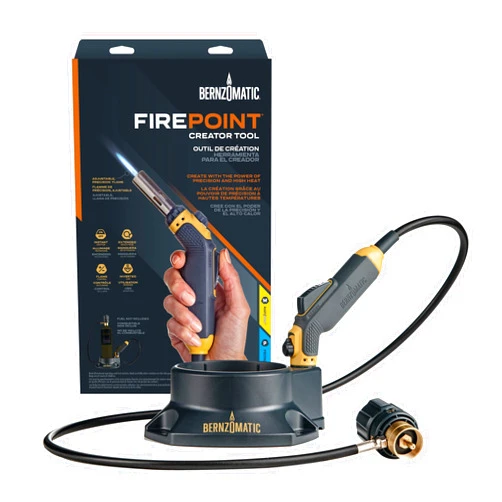 Bernzomatic FirePoint Creator Tool, Precision Flame Hand Torch for use with Bernzomatic MAP-Pro or Propane Fuel (Firepoint Tool)