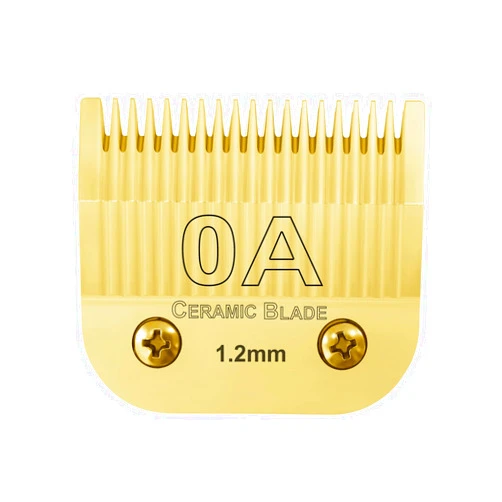 YAZIYIR 0A Professional Detachable Replacement Ceramic Blades. Compatible with Oster Classic 76/Power Pro/Power-Teq/Star-Teq Clipper. Compatible with Wahl Clippers. Size: 0A, 3/64