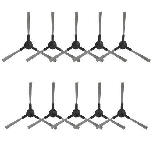 JZSTARINGE 10 Pcs Side Brush Replacement for MAMNV BR150/BR151, for ZCWA BR150/BR151, for GTTVO for ONSON for MANVN for ZC was for iMartine BR151, for MANVINS for Kilgone G20 Robot Vacuum Parts