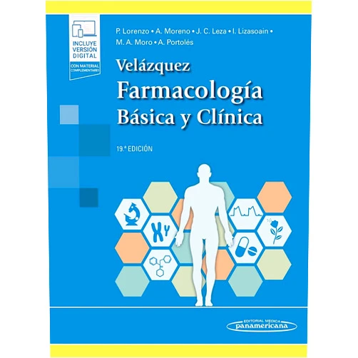 Spanish Edition by PEDRO LORENZO FERNÁNDEZ (Author), ALFONSO MORENO GONZÁLEZ (Author), JUAN CARLOS LEZA CERRO (Author), IGNACIO LIZASOAIN HERNÁNDEZ (Author), MARÍA ÁNGELES MORO SÁNCHEZ (Author), ANTONIO PORTOLÉS PÉREZ (Author) & 4 more Velázquez. Farmacología Básica y Clínica