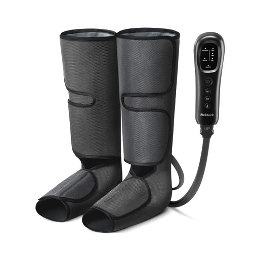 Nekteck Leg Massager with Air Compression for Circulation and Relaxation, Foot and Calf Massage Machine with Hand-held Controller, Adjustable Leg Wraps for Home and Office Use - FSA HSA Eligible