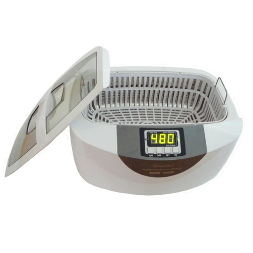 iSonic P4820-WPB Commercial Ultrasonic Cleaner, 2.6Qt/2.5L, White Color, Plastic Basket, 110V