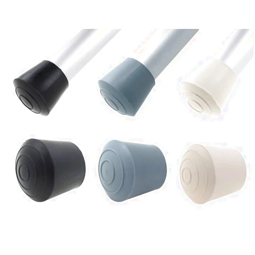 Lifeswonderful 16x Rubber Furniture Leg Tips Feet Ferrules Caps Stoppers - Sizes from ⅜ to 1⅛ inch - Ideal for Tables & Chairs (inch - 22mm, Gray)
