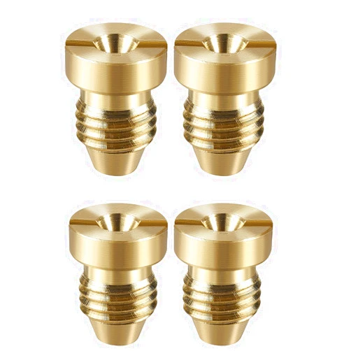 JANSAMN Foam Cannon Orifice Nozzle Replacement Kit for Snow Foam Lance, 1.1 mm, Universal Thread Tips, 4-Pack