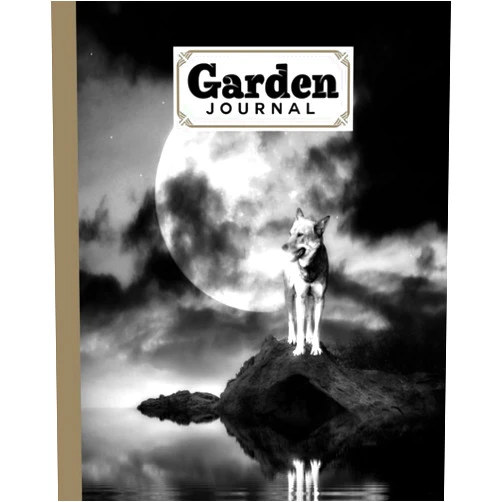 Helmuth Dittrich Garden Journal: Premium Wolf Cover Garden Journal, A Place To Organize, Plan, Record, and Dream About Your Vegetable Garden, 120 Pages, Size 8