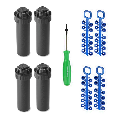 Rain Bird 5000 Series Rotor Sprinkler Head - 5004 PC, Adjustable 4 Inch Pop-Up Rotor - 4 Pack