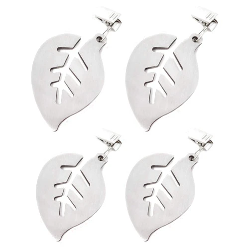 Honbay 4PCS Stainless Steel Tablecloth Weights Metal Clips for Home and Outdoors
