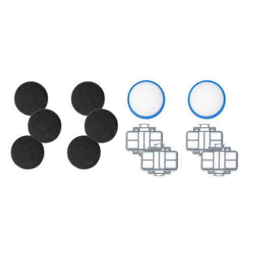 Fette Filter - Vacuum Filter Kit Compatible with Select Hoover React & Pet Plus Upright Vacuums Includes Part Numbers 440010868, 440011113, 440010860 complete replacement set.