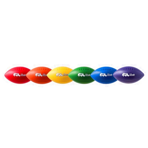 Champion Sports 9.75 Inch Rhino Skin Low Bounce Football Set